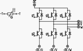 Типовая схема включения SKiiP14AC065V1