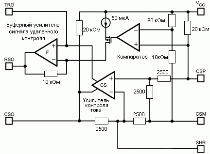 Структурная схема LM5080