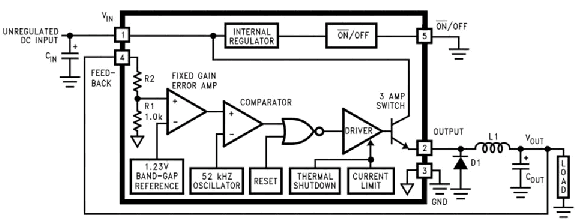 Структурная схема LM2546